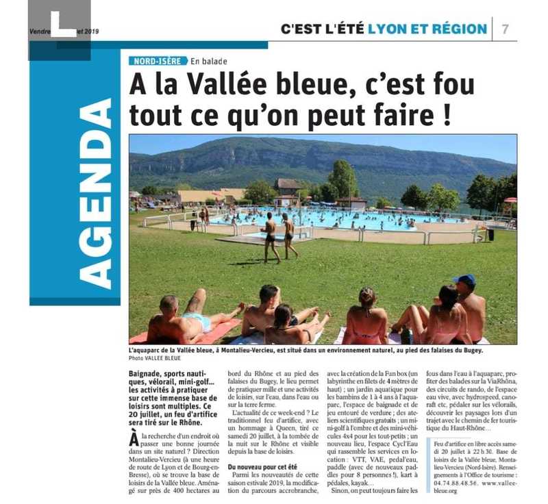 Article Le Progrès Juillet 2019